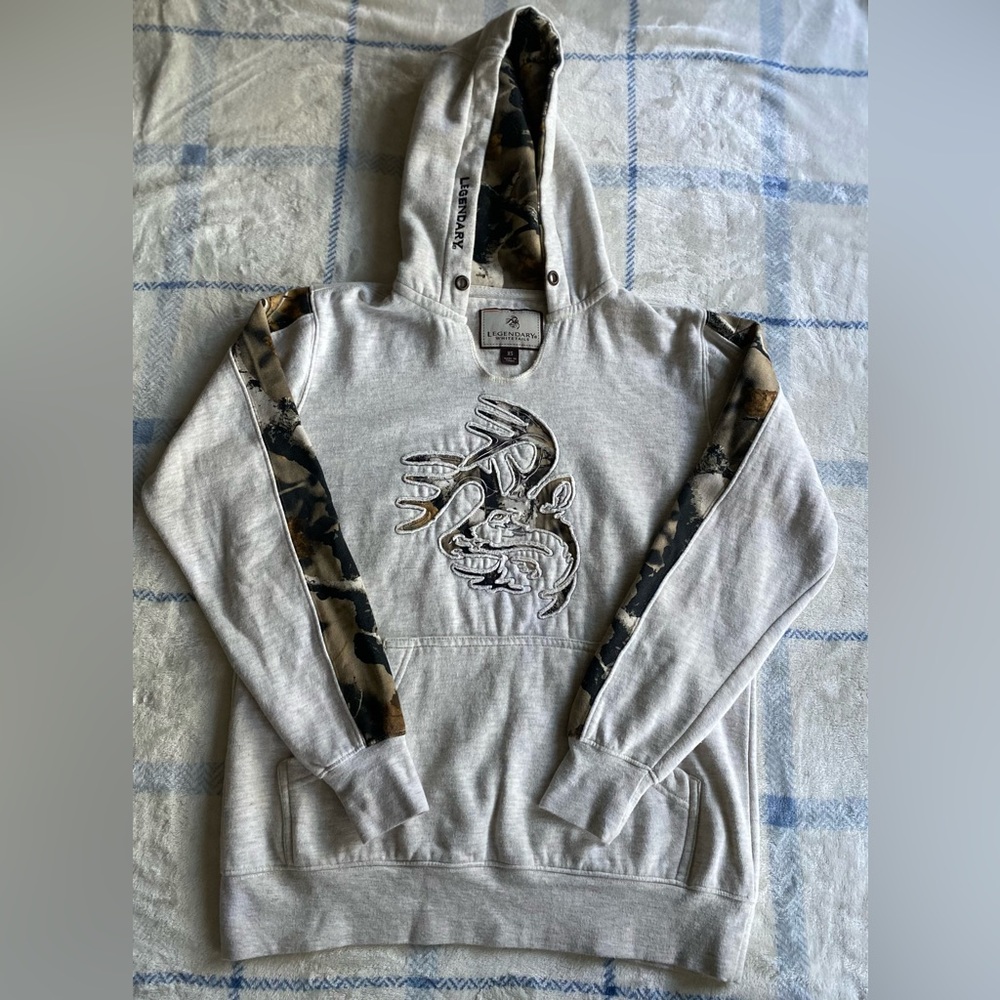 legendary white tails hoodie